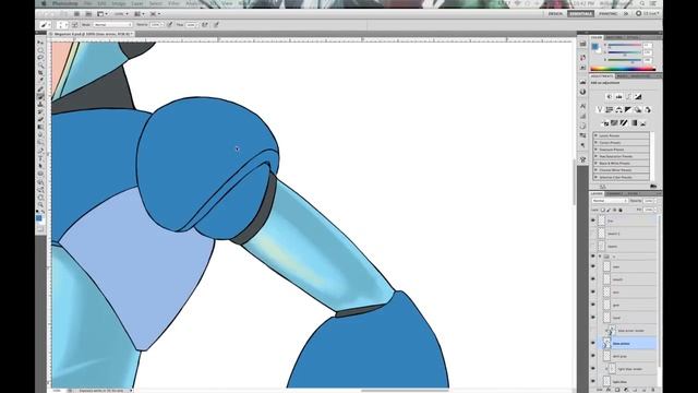 Megaman Time Lapse w/ Cintiq 24HD Touch: Mega#@$!ing Man смотреть онлайн