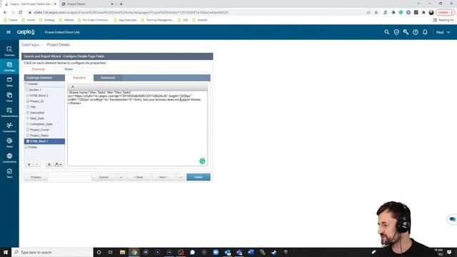 Caspio Live: Embed DataPages Inside HTML Blocks Using iFrames смотреть онлайн