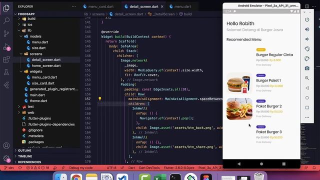Flutter Firebase - Foodsapp | 12. Setting Firestore Detail Screen смотреть онлайн