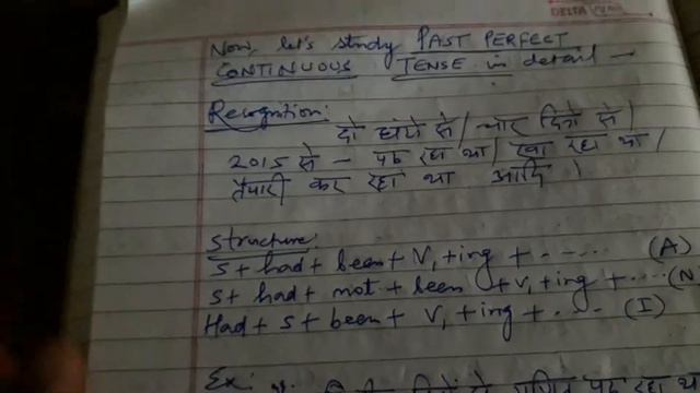 PERFECT CONTINUOUS TENSE: Present, Past and Future Tense смотреть онлайн