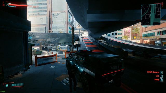 Cyberpunk 2077 - Stealing cop car (old clip) смотреть онлайн