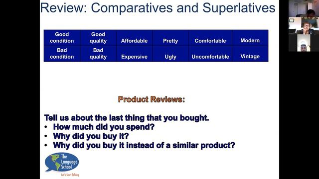 Advanced English 1 Lesson 7