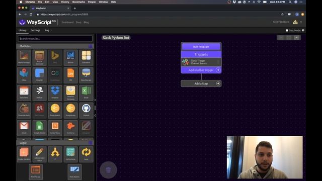 Trigger Python Scripts through Slack смотреть онлайн
