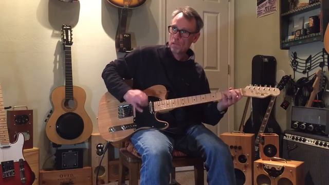 Aiersi Brand Solid Body Tele Style Electric Guitar TL-10 Sound Demo смотреть онлайн