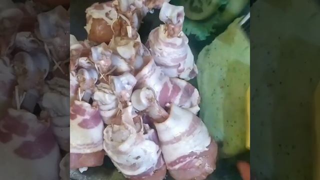 КУРИНЫЕ НОЖКИ В БЕКОНЕ! смотреть онлайн
