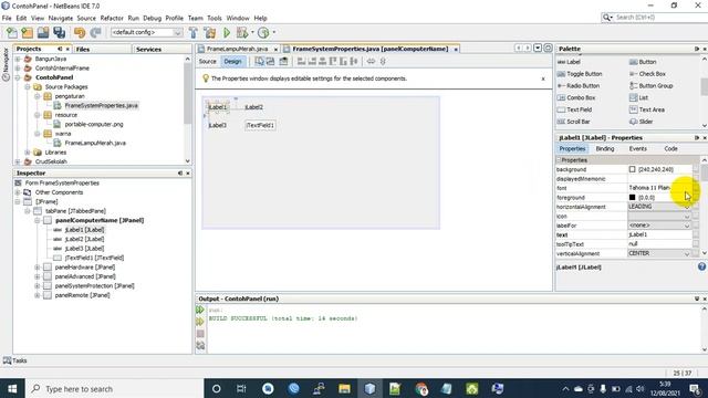 Contoh Penggunaan JPanel pada Netbeans - Kuliah PBO UNU Cirebon смотреть онлайн