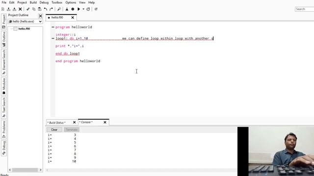 Working with Loop|Fortran смотреть онлайн