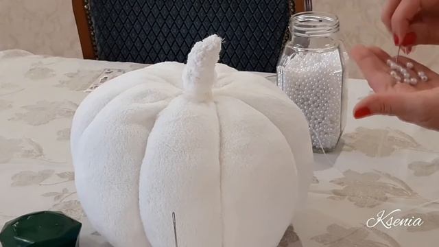 ...Гламурная тыква из тряпки для уборки из Фикс-прайса//прогулка в тумане//осенний сад// смотреть онлайн