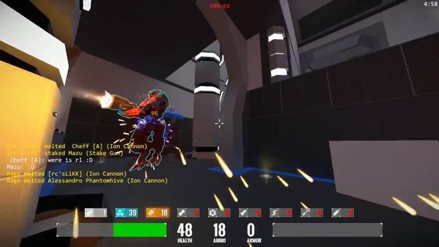 Reflex Arena - 4vs4 test game on smiledm1 смотреть онлайн