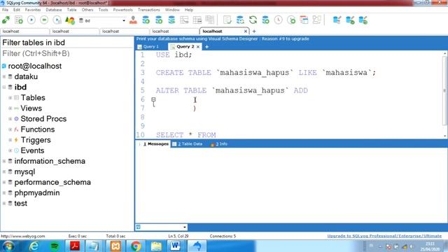 Trigger "Delete" pada MySQL 04 смотреть онлайн