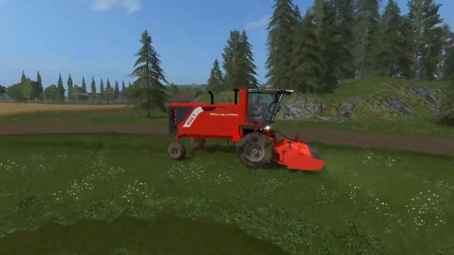 Обзор моды: КСУ1 Ростсельмаш для Farming Simulator17 смотреть онлайн