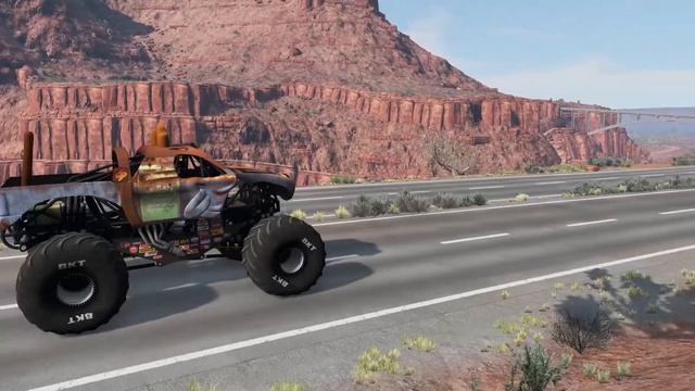 Minecraft Monster truck Tow Mater VS GTA 5 Monster Mater VS BeamNG Monster Mater - WHO IS BEST? смотреть онлайн