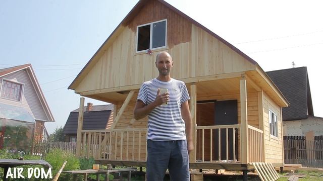 Дачный дом 6х6 за 329 т.р! -50% на фундамент! Строй зимой! смотреть онлайн