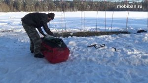 Демонтаж палатки Мобиба МБ-552 М2 в реальных условиях