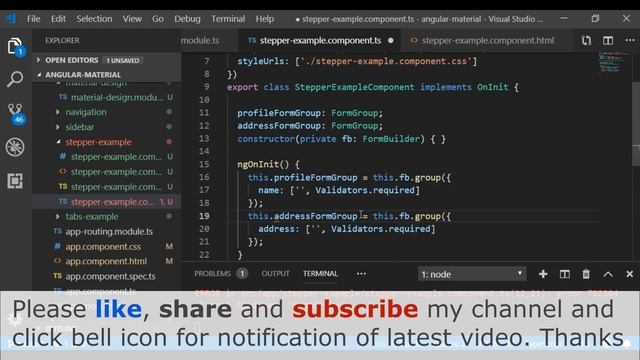 Angular Material Tutorial in Hindi #13 Stepper with Form Example смотреть онлайн
