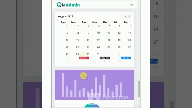 ELA ADMIN Modelo de Administrativo de Site Bootstrap Código Grátis смотреть онлайн