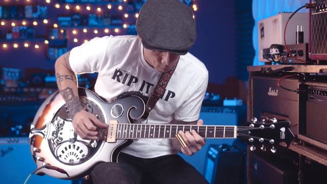 Eastwood Guitars MRG Resonator Guitar demo with RJ Ronquillo смотреть онлайн