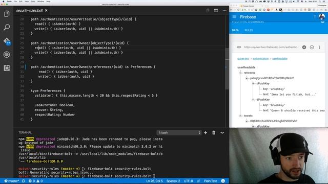 Firebase 3.0: Security Rules смотреть онлайн