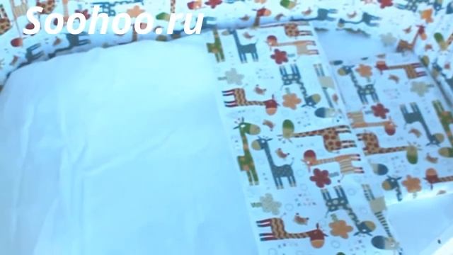Комплект на овальную кроватку Жирафики смотреть онлайн