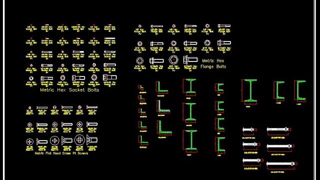 【Autocad Block Download】Hardware Blocks.wmv смотреть онлайн