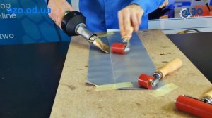 Ручной фен для сварки полимеров  баннер , пвх , тент