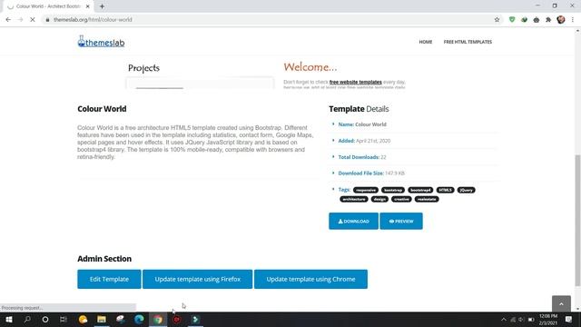 Colour World : Architect Bootstrap HTML Template смотреть онлайн