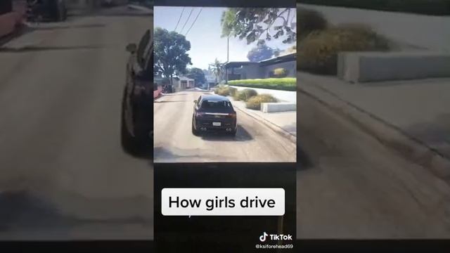 GTA Five TikTok ( How Boys/Girls Drive ) #1 смотреть онлайн