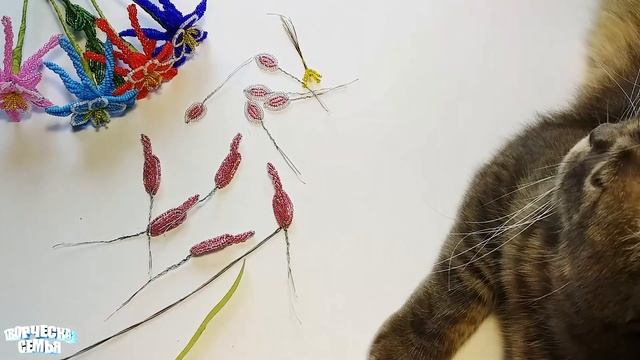 Цветы из бисера. Бисероплетение. Подробный МК для начинающих✔️ смотреть онлайн