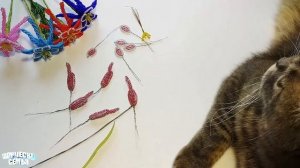 Цветы из бисера. Бисероплетение. Подробный МК для начинающих✔️