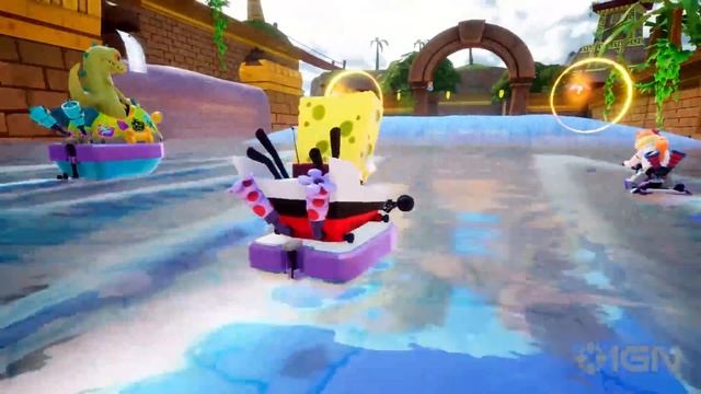 Nickelodeon Kart Racers 3 - Official Gameplay Trailer смотреть онлайн