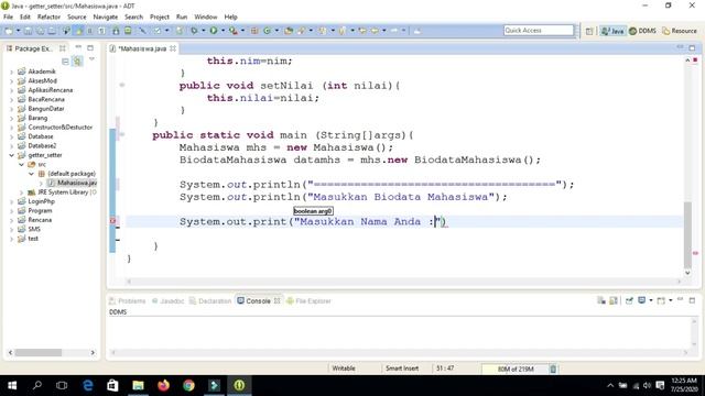 Pengenalan Method Getter dan Setter pada Java смотреть онлайн
