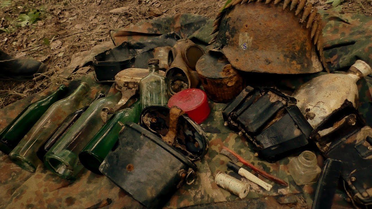 Жирная немецкая палатка Часть 2 WW2 Fat German Dugout With Finds Part 2 ENG SUBs