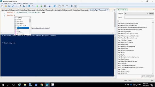 Powershell بالعربي : The Advanced stuff,Arrays and Arraylists Part1(In Arabic) смотреть онлайн