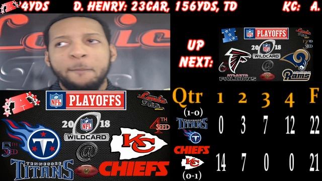 2018 NFL Playoffs | Wildcard Weekend | Titans vs. Chiefs | Breakdown & React LIVE! ??? смотреть онлайн