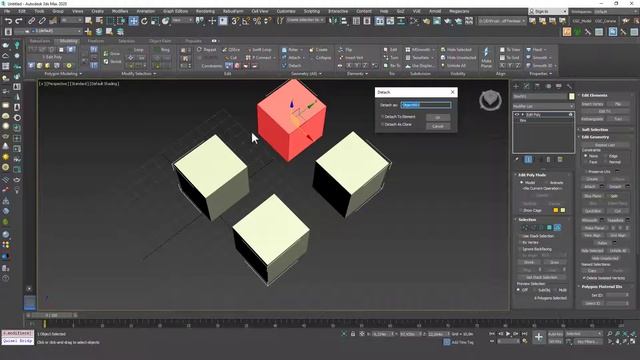 Attach & Detach | 3ds Max Tutorial #48 смотреть онлайн