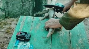 Цепная аккумуляторная мини пила