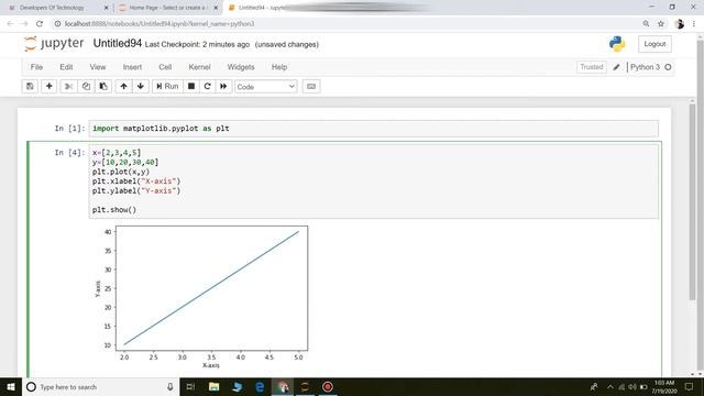 Line Plot In Matplotlib | Python tutorial # 16 смотреть онлайн