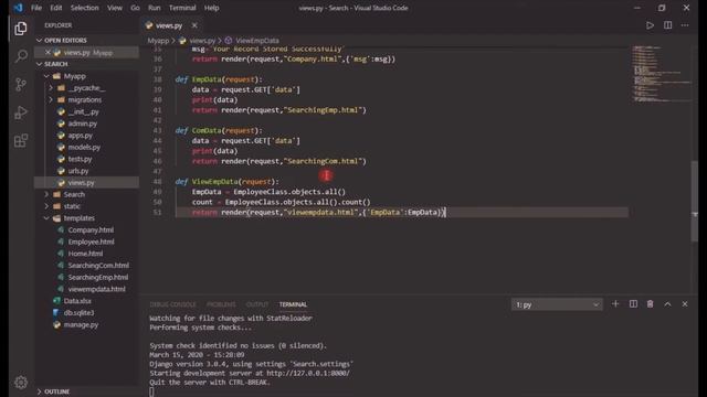 Count Data From Database And Render Into Html File | Project 5 | Part 9 | Searching in Django смотреть онлайн