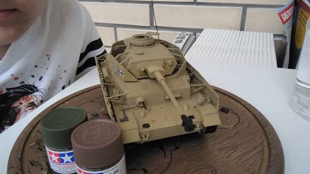 часть 2 покраска танка #T-IV H и солдат для танка немеская техника смотреть онлайн