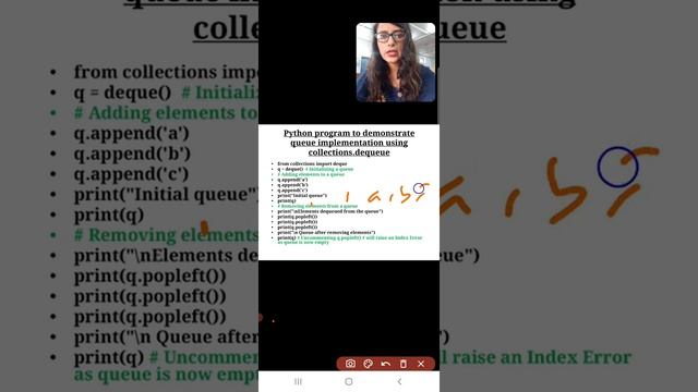 Implementation of Queue in a Python. Using List/Collection.deque, Queue Module| ITES XII | NSQF смотреть онлайн