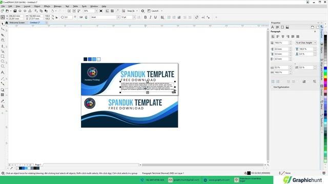Spanduk Template format CDR free download смотреть онлайн