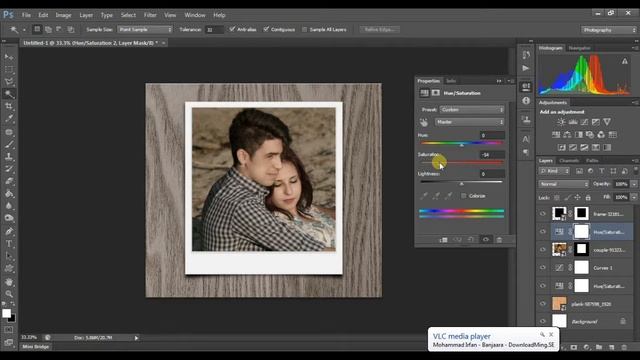 How to Add a Polaroid Frame to Your Photos in Photoshop Easy For Beginner смотреть онлайн