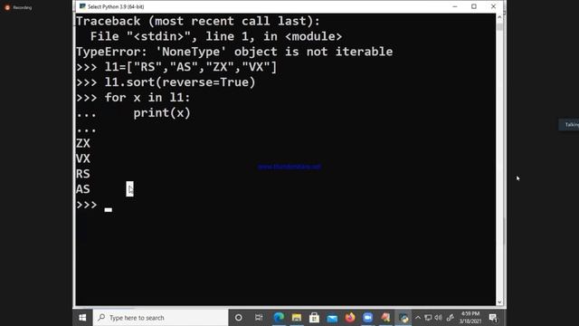 Python Online Training Session 18-03-2021 смотреть онлайн
