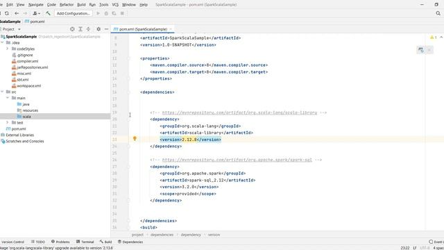 Spark scala application setup in local windows using Maven смотреть онлайн