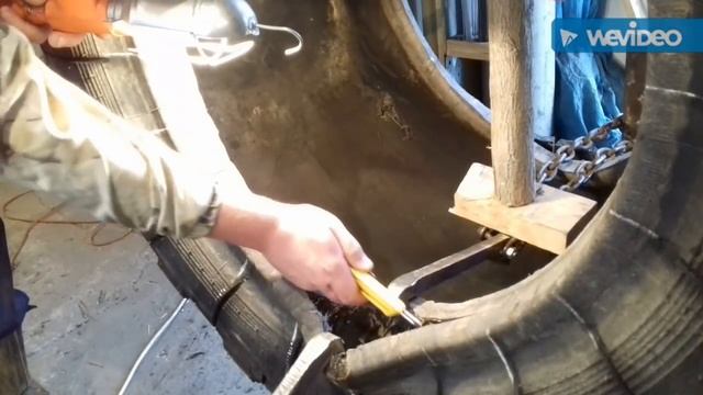 Обдирка шин ви-203 "Ураган". смотреть онлайн