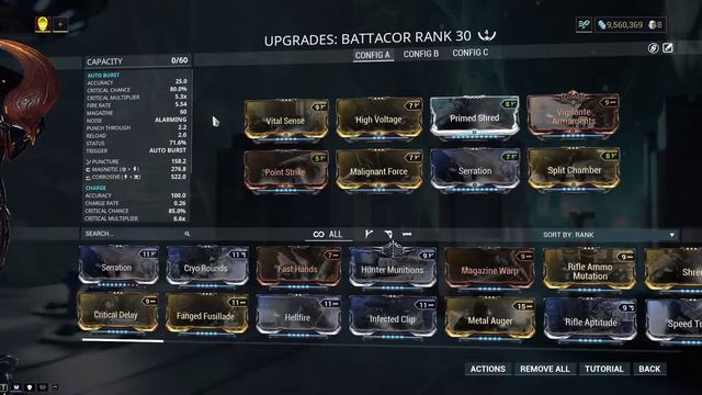 Warframe Battacor Weapon Showcase смотреть онлайн