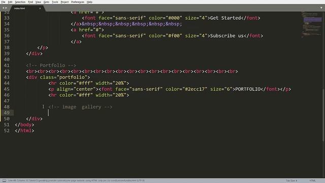 SImple And One Page Website Using HTML Only No CSS Used смотреть онлайн