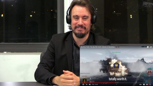 BLOOD FOR THE BLOOD GOD World of Warships by TheRussianBadger | First Chicago Reacts смотреть онлайн
