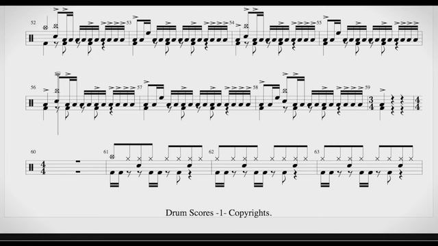 鼓譜 Drum track only【Nothing at All】畢書盡 電視劇『守護者K2』片頭曲 Drum Score 動態鼓譜 смотреть онлайн