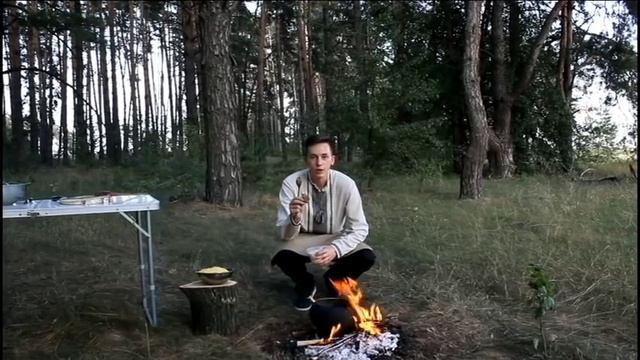 Кулиш на костре. Казацкий кулеш. Козацький куліш. Готовит Никита Сергеевич на природе смотреть онлайн
